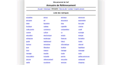 Desktop Screenshot of annuaire.concours-referencement.net