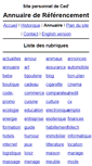 Mobile Screenshot of annuaire.concours-referencement.net
