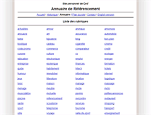 Tablet Screenshot of annuaire.concours-referencement.net